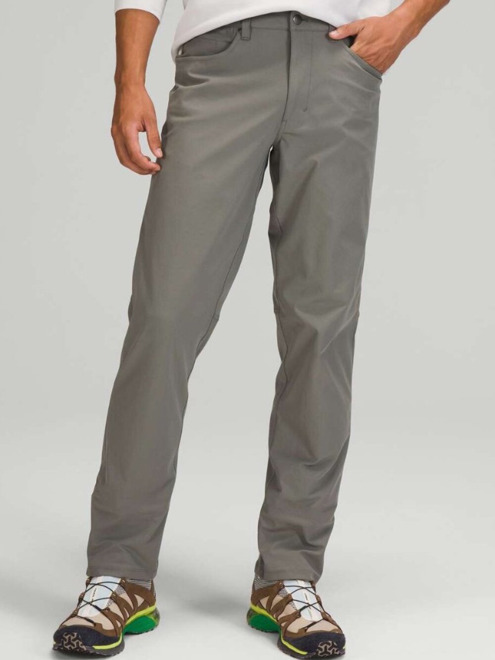 Lululemon ABC Classic-Fit Pant Warpstreme Gray Size 32x34